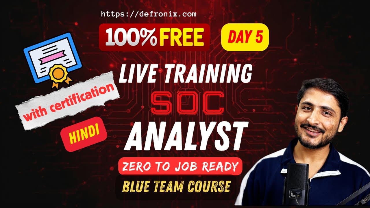 Class 5 | Alert Reporting, Escalation & Cyber Kill Chain - SOC Analyst Job Ready Free Course (Hindi)
