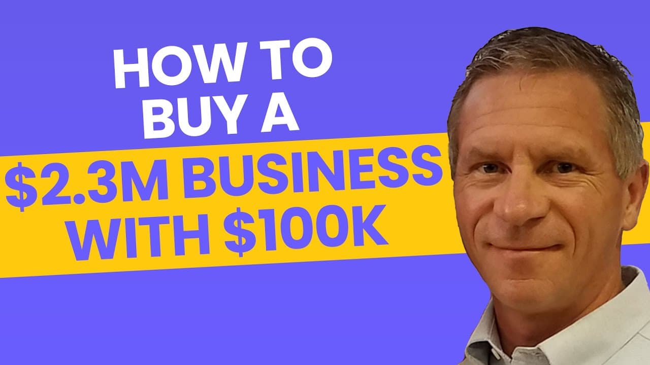 How to Buy a $2.3m Business with $100k | Burk Adams Interview