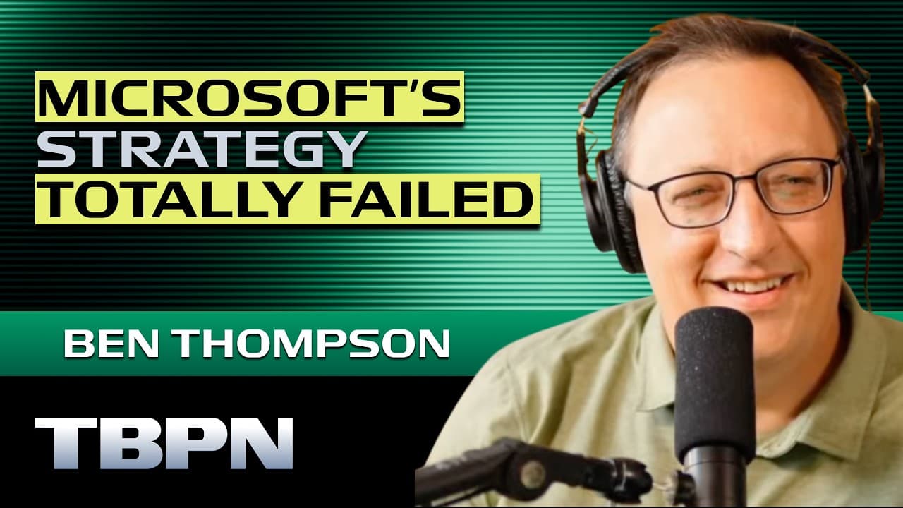 Ben Thompson Explains the XBOX Disaster