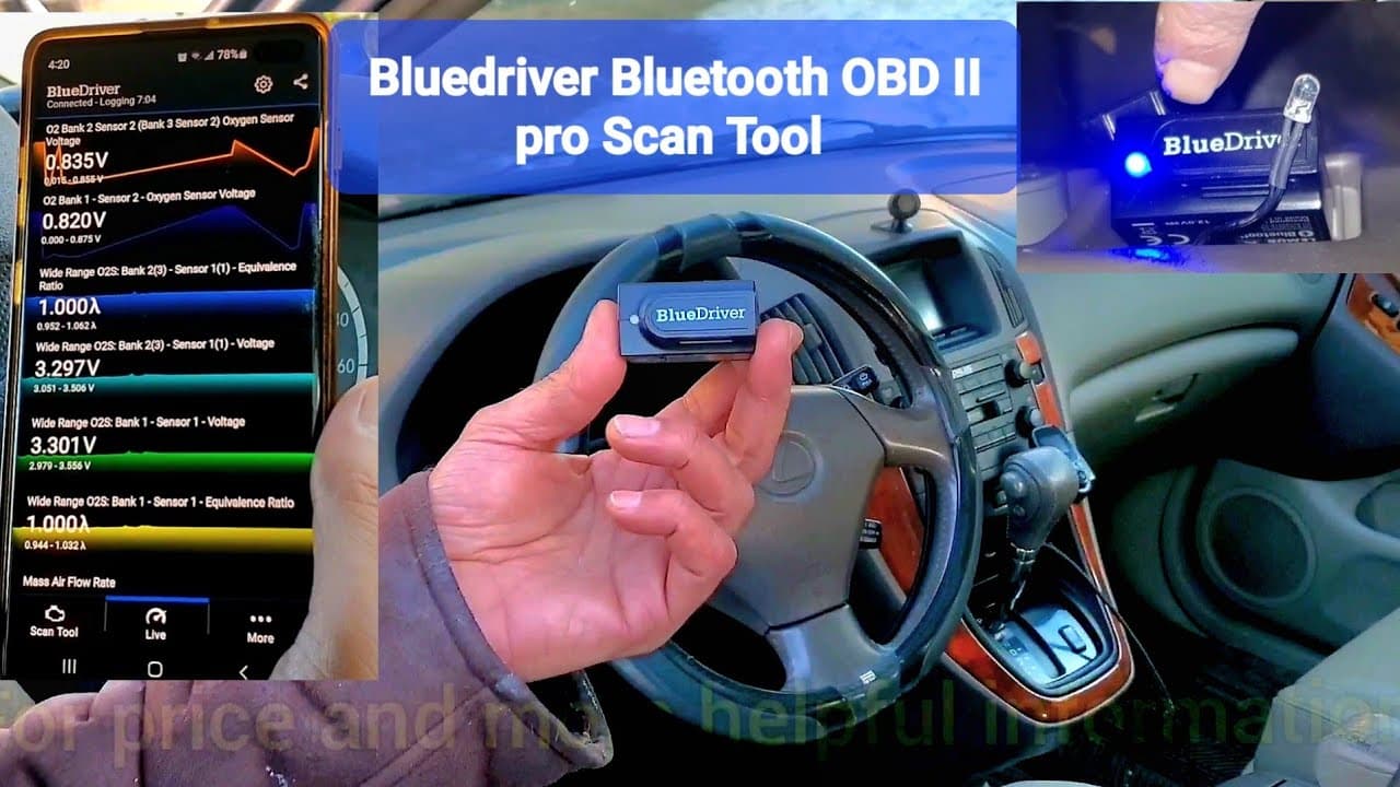 How To Use BlueDriver Pro Bluetooth OBDII Scan Diagnostic Tool, Testing & Useful Tips