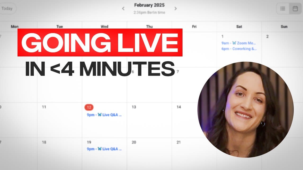 How to go live on Skool + FREE Templates [Skool Tutorial]