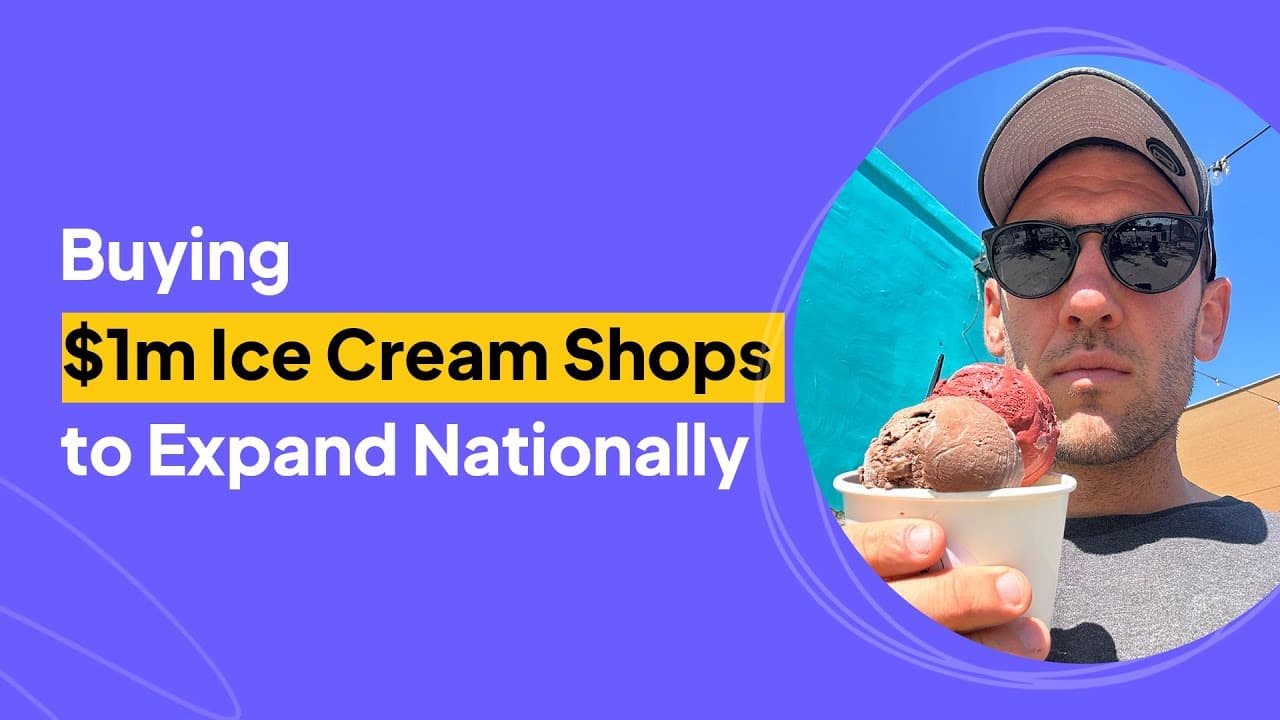 Buying $1m+ Ice Cream Shops to Expand Nationally  | Shawn Allard Interview