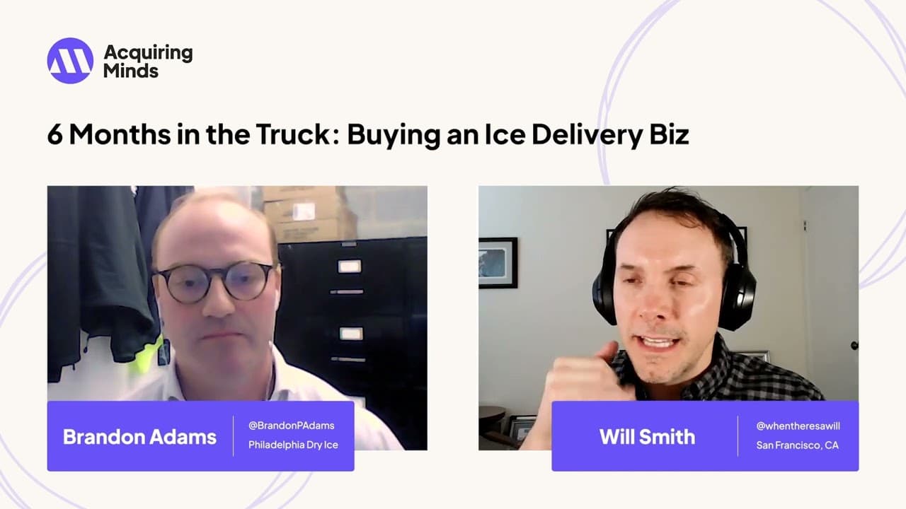 6 Months in the Truck: Buying an Ice Delivery Biz