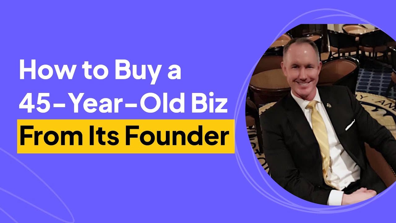 How to Buy a 45-Year-Old Business From Its Founder | Don Gourley Interview
