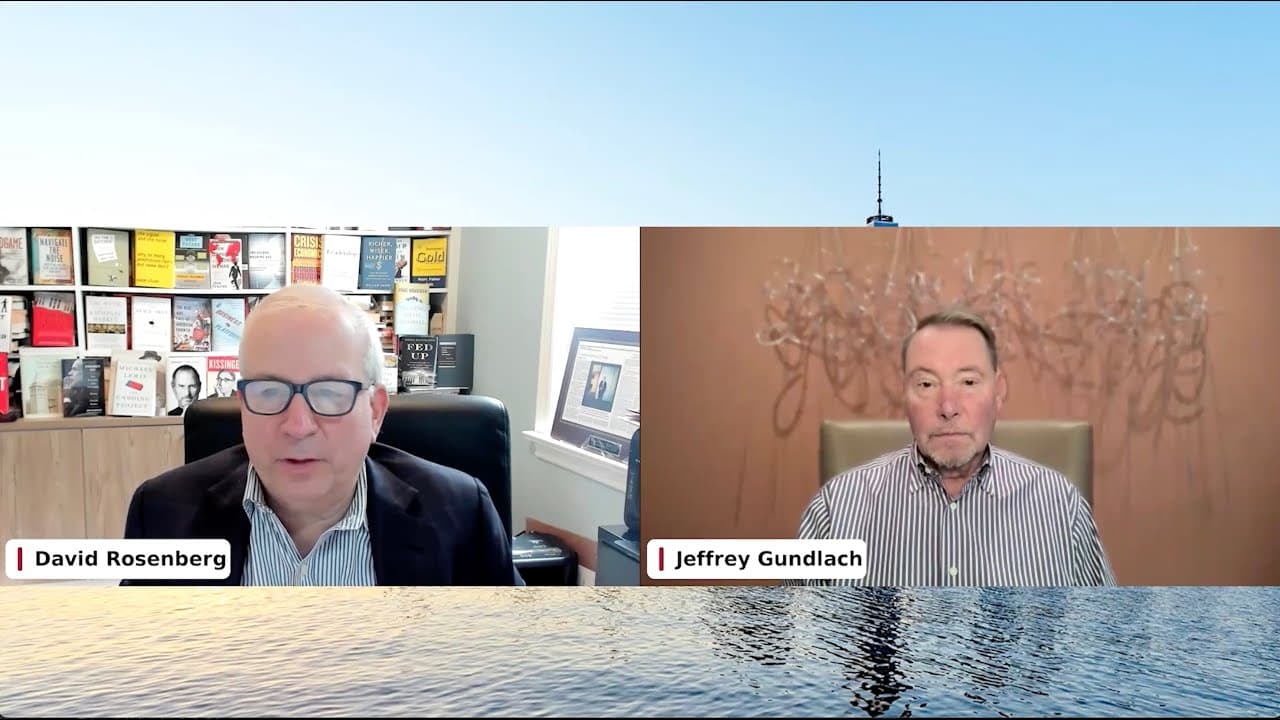 Jeffrey Gundlach & David Rosenberg on the Macro Outlook, Bonds and Inflation | Webcast with Dave