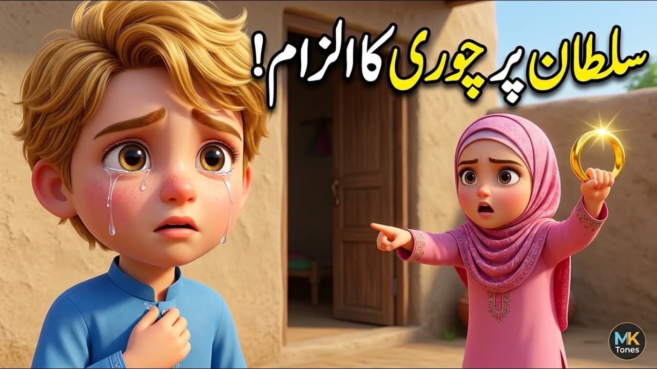 Urdu Moral Story | Sultan Par Chori Ka Ilzaam | 3D Cartoon Story in Urdu#kidsislamicstories.