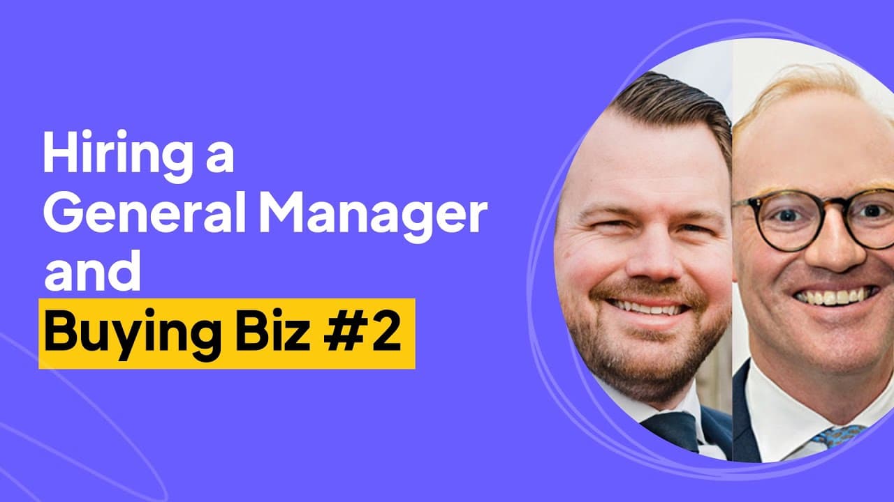 How to Hire a GM and Buy Business #2 | Shane Ehrsam & Brandon Adams Interviews
