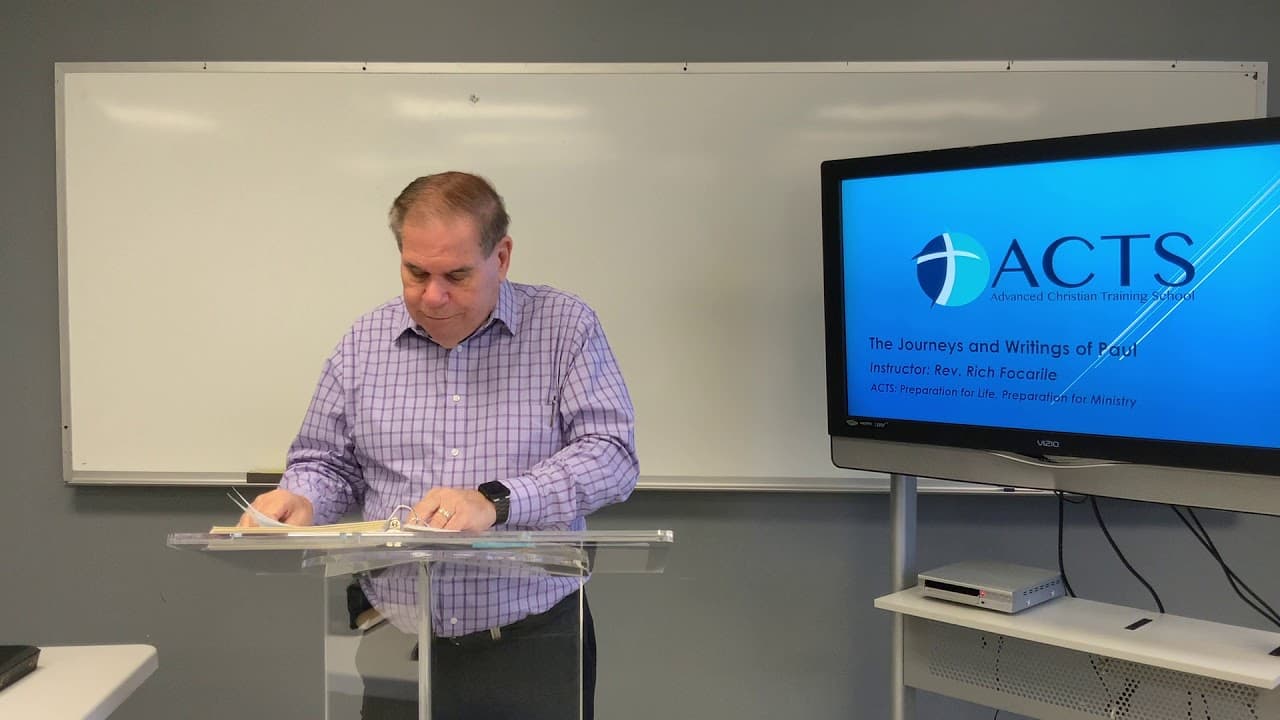 The Journeys and Writings of Paul Class 3