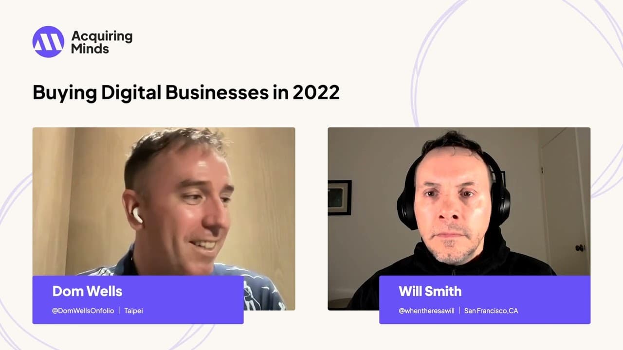 Buying Digital Businesses in 2022
