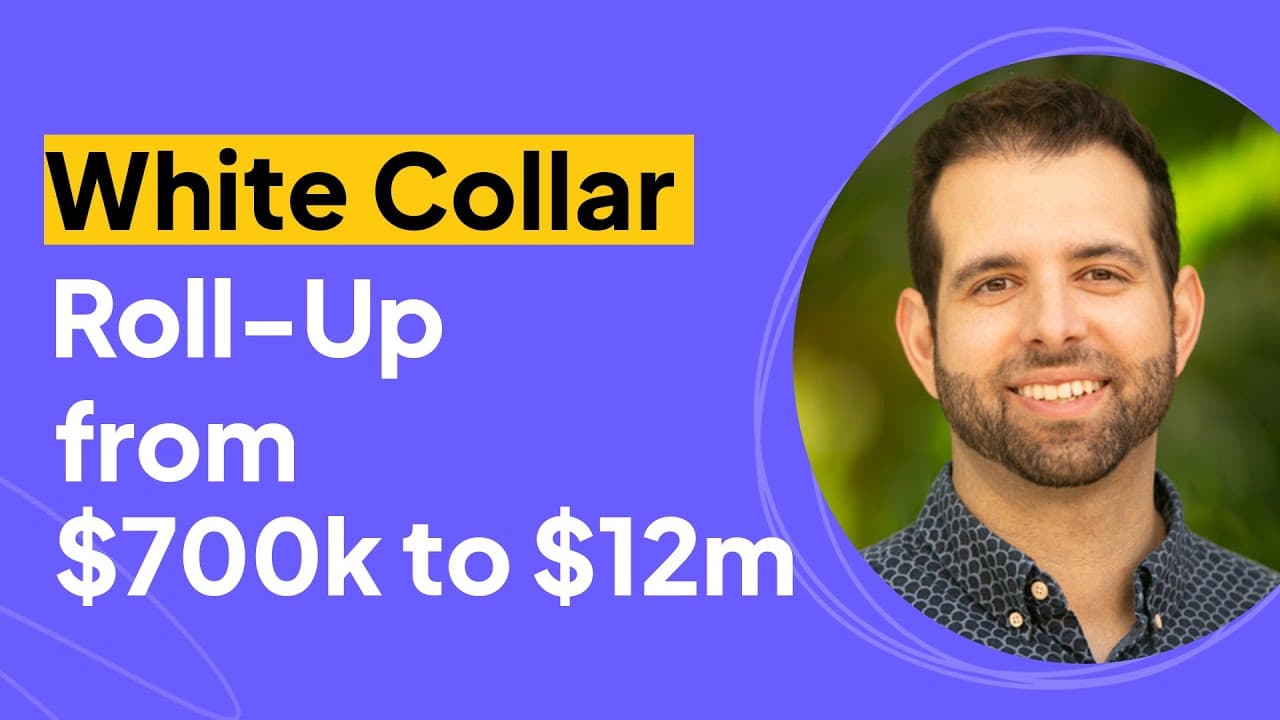 White Collar Roll-Up from $700k to $12m | Jordan Evans Interview