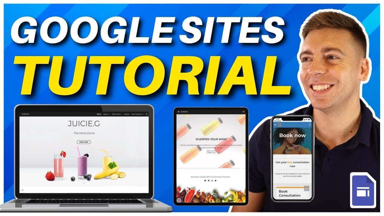 Ultimate Google Sites Tutorial 2025 | Create A ‘Full Feature’ Google Sites Website