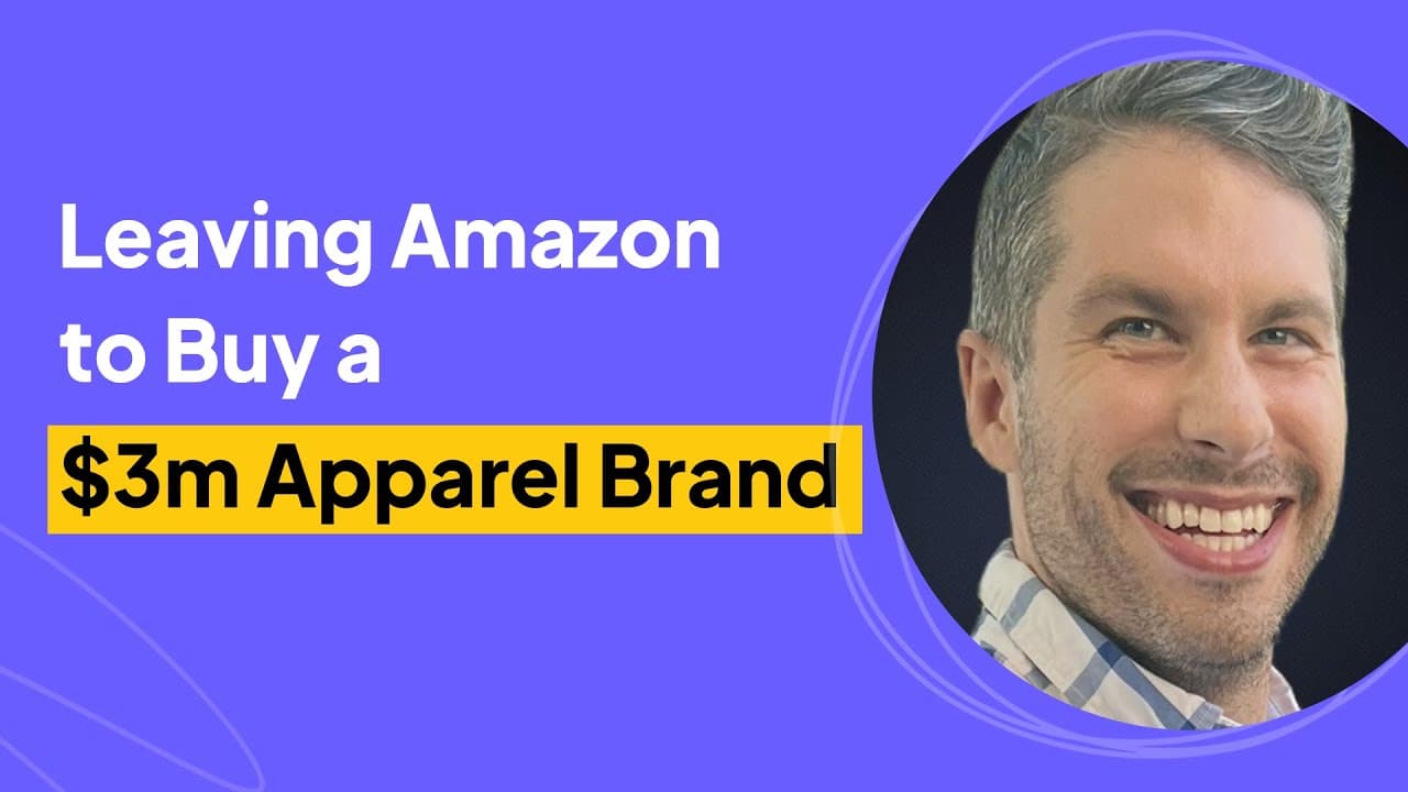 Leaving Amazon to Buy a $3m Apparel Brand | Eric Bauer Interview