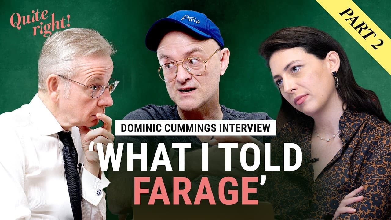 Dominic Cummings: what I told Farage & why the system will ‘do anything’ to stop him | part two