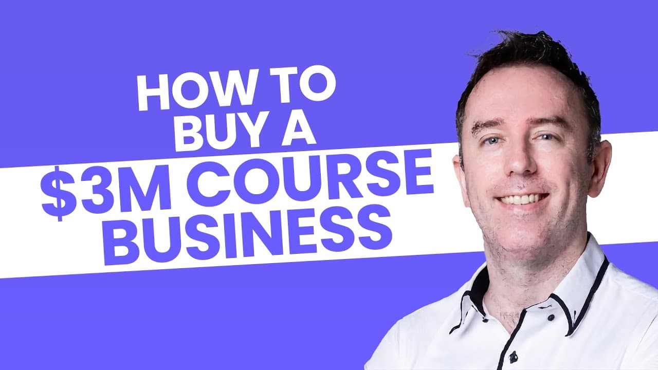 How to Buy a $3m Course Business | Dom Wells Interview
