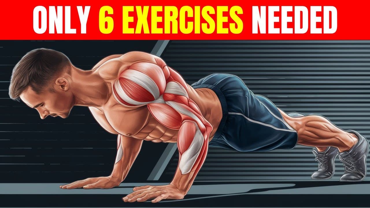 These 6 Exercises Build Muscle Like INSANE (NO EQUIPMENT)