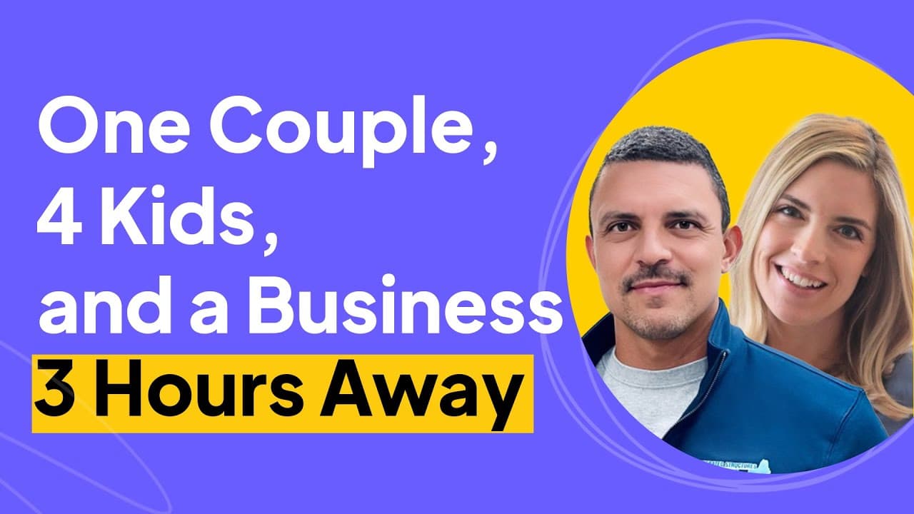 One Couple, 4 Kids, and a Business 3 Hours Away | Gabe & Kristen Perez Interview
