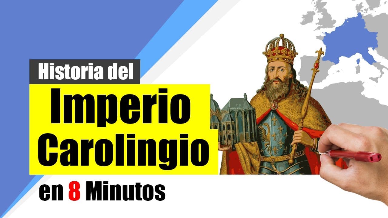 Carlomagno y el IMPERIO CAROLINGIO - Resumen | Origen, auge y decadencia.
