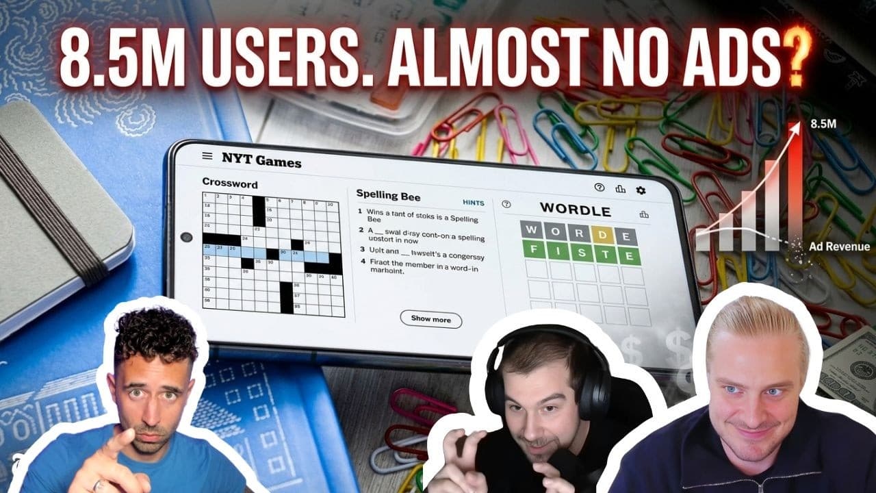 📰​ NYT Games Wordle & Crossword: The most PREMIUM audience in gaming