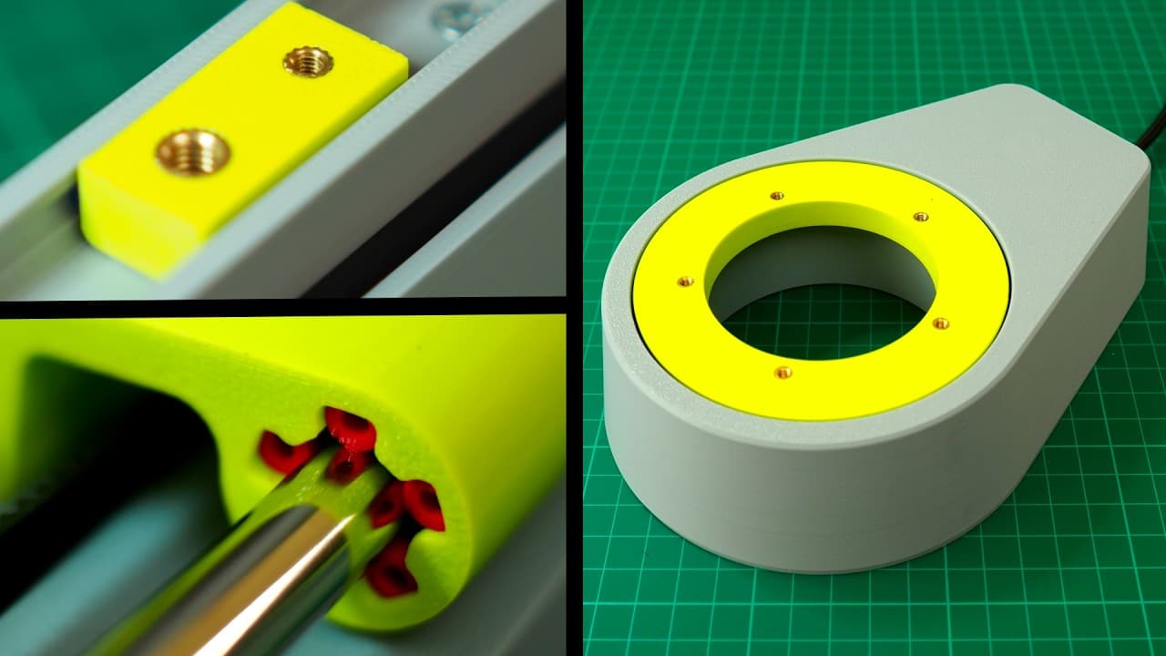 Mecanismos lineales y circulares con PTFE y PETG: baratos y funcionales