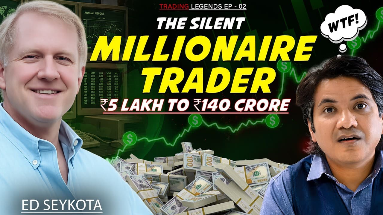 This Trader Made ₹140 Crore By Doing Nothing | Ed Seykota | Trading Legends Ep-02