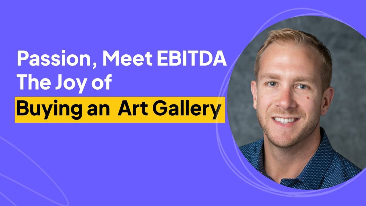 Joy of Buying an Art Gallery  | Sean Moore Interview
