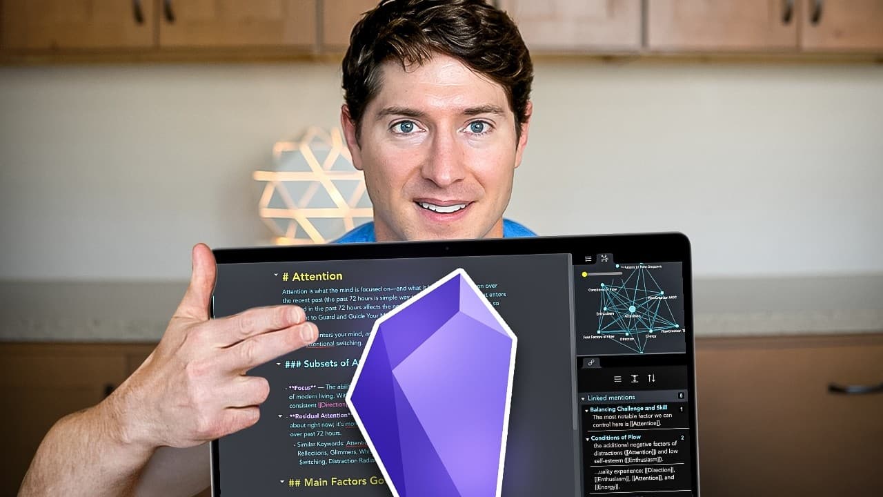 My Complete Obsidian Masterclass (FULL GUIDE + SETUP)