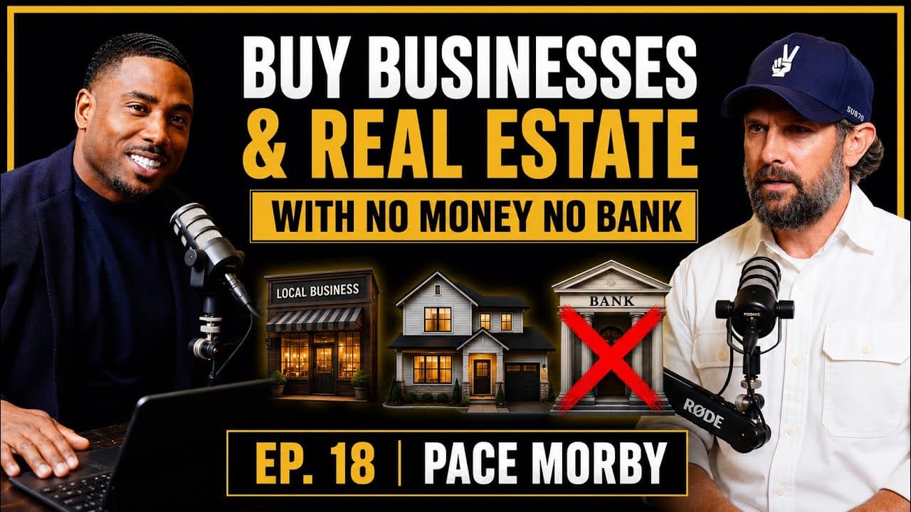 How You Can Buy Real Estate Without A Bank: Creative Finance | Pace Morby