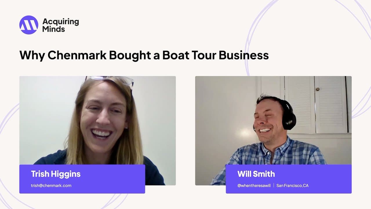 Why Chenmark Bought a Boat Tour Business