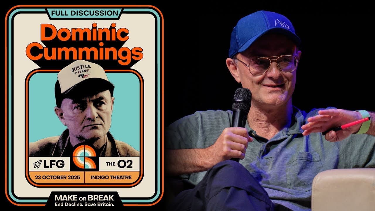 Dominic Cummings in conversation with Scarlett Maguire: LFG Make or Break