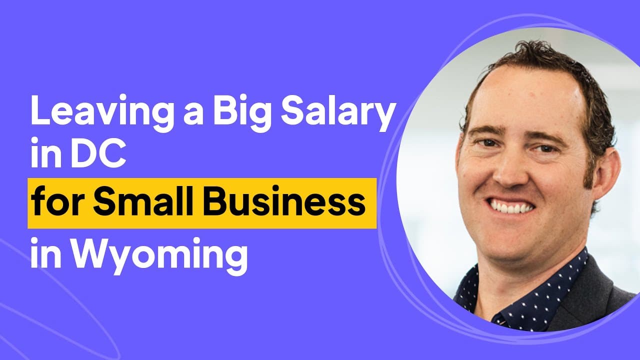 Leaving a Big Salary in DC for Small Business in Wyoming | Eric Hayes Interview