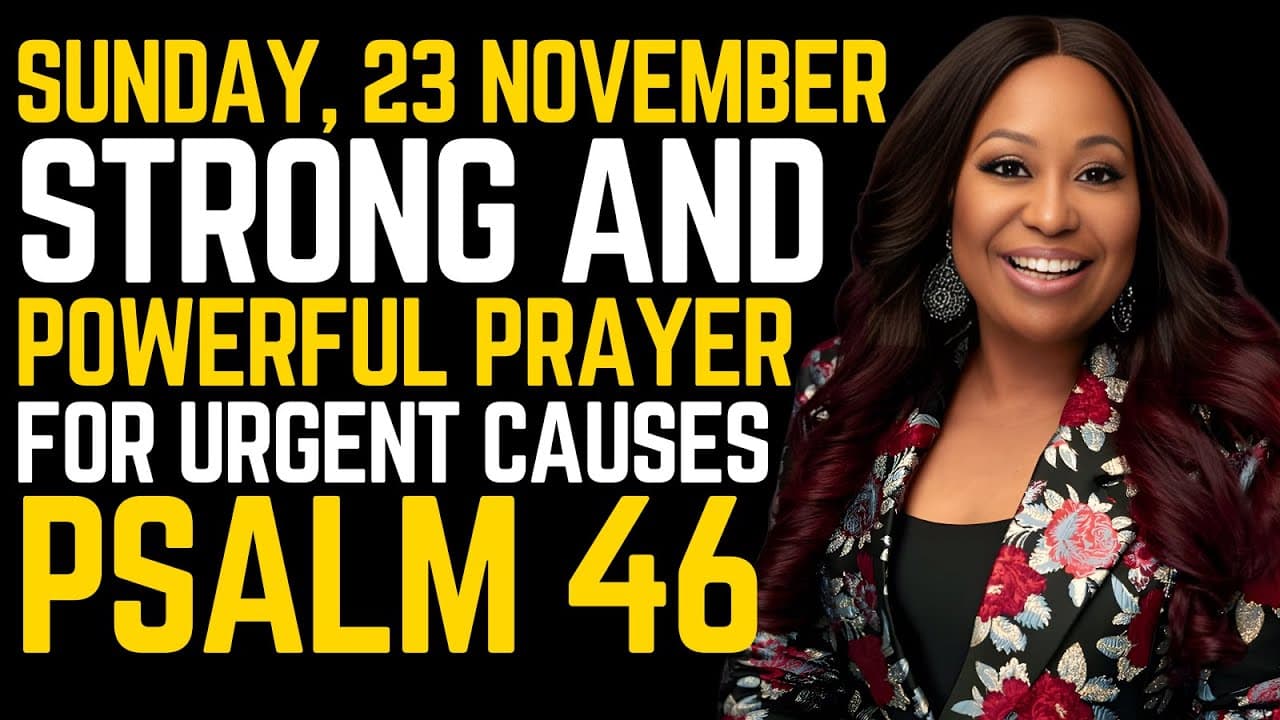 Sunday, 23 November | PSALM 46 A Prophetic Prayer for Strength in Times of Trouble | Dr. Cindy Trim