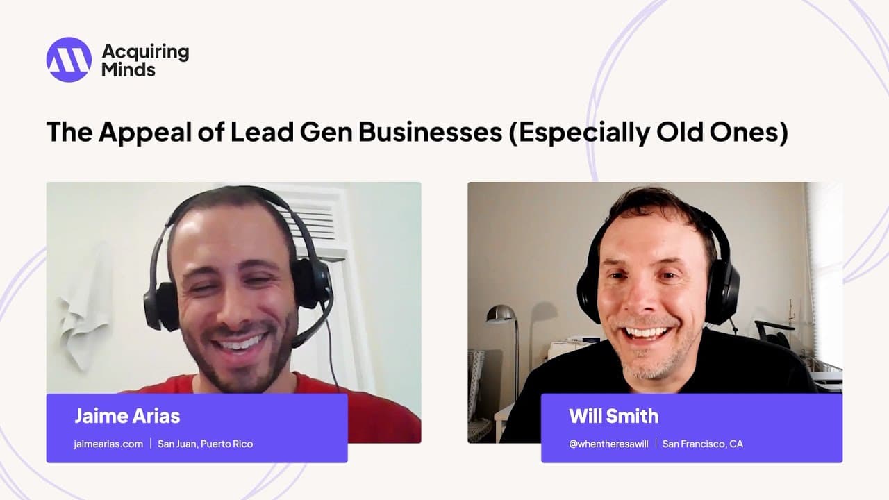 The Appeal of Lead Gen Businesses (Especially Old Ones)
