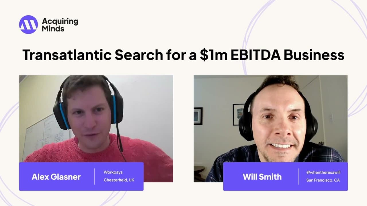 Transatlantic Search for a $1m+ EBITDA Business