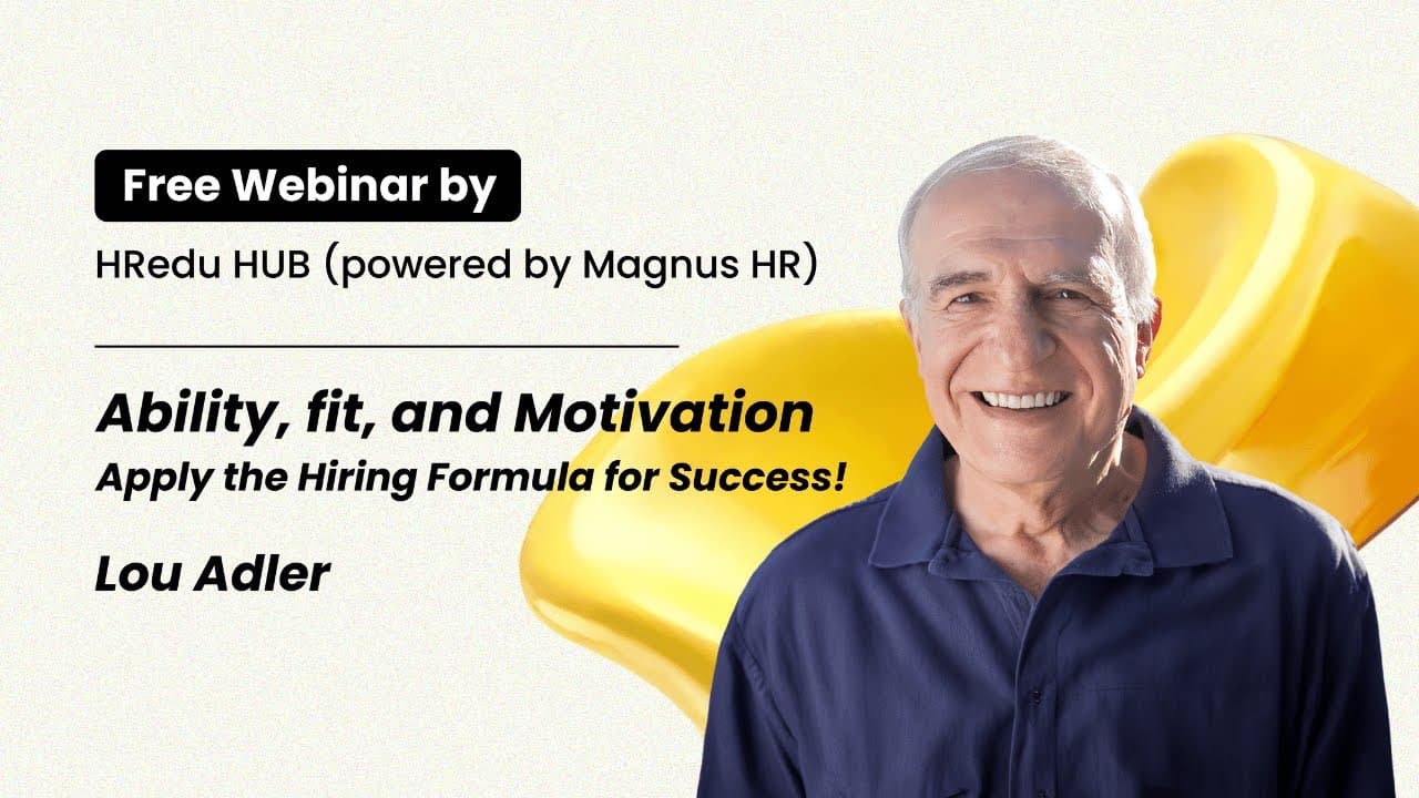 Apply the Hiring Formula for Success, Lou Adler