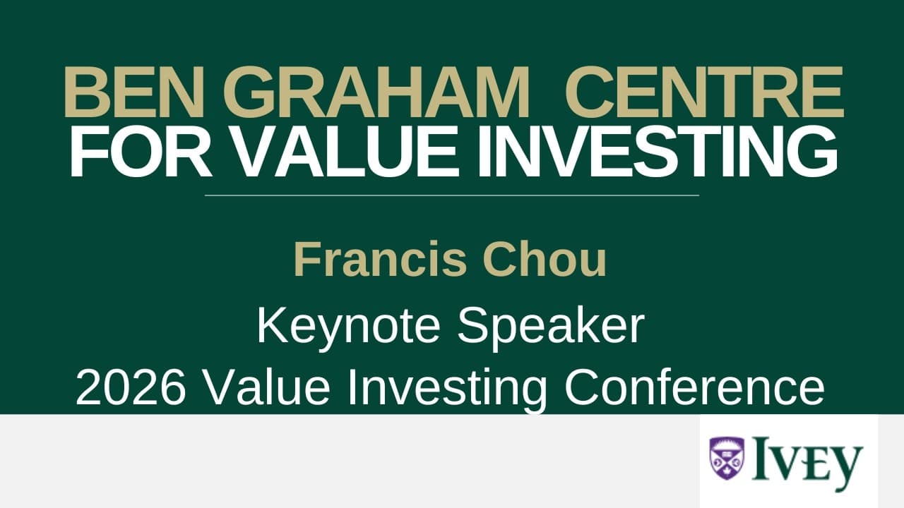 2026 Value Investing Conference | Keynote Speaker: Francis Chou