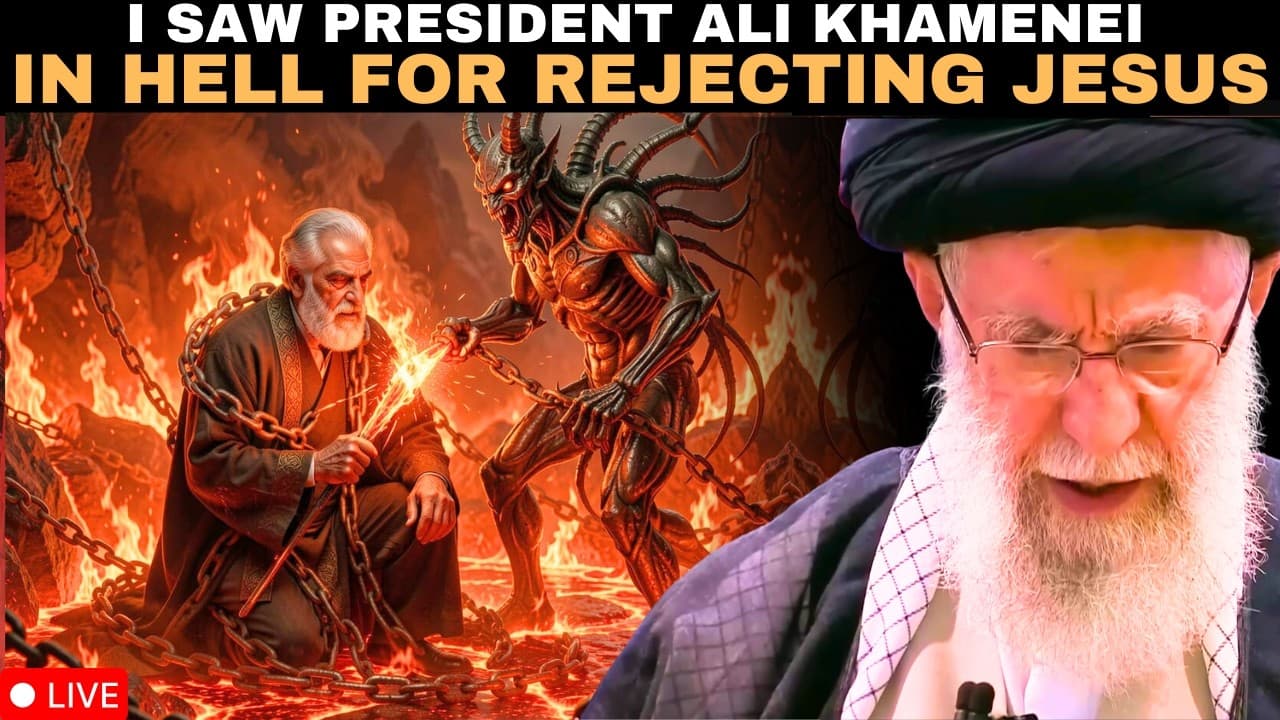 Saw President of Iran Ali Khamenei in hell in shocking dream #hell #afterlife #jesus