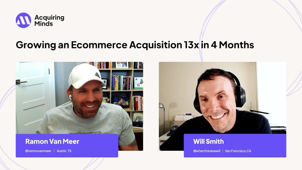 Growing an Ecommerce Acquisition 13x in 4 Months