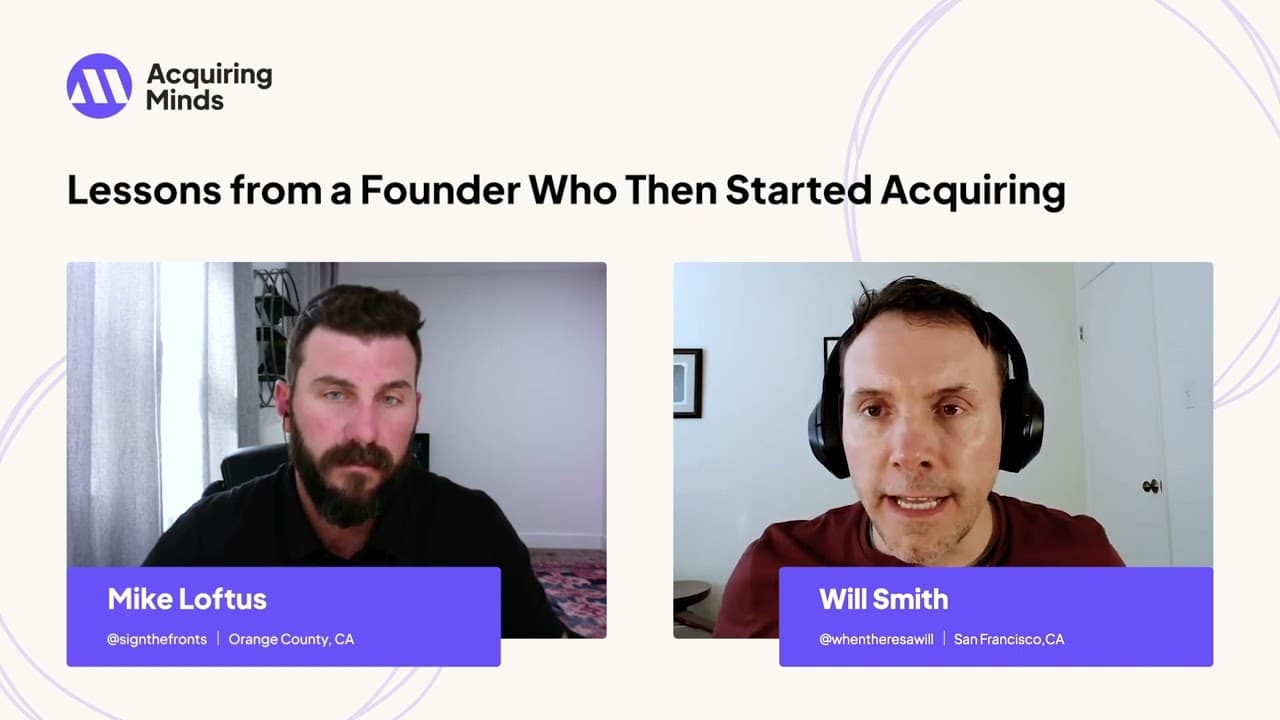 Lessons from a Founder Who Then Started Acquiring