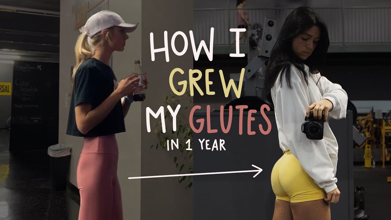 How To FINALLY Grow Your Glutes + glute/ leg workout in the gym