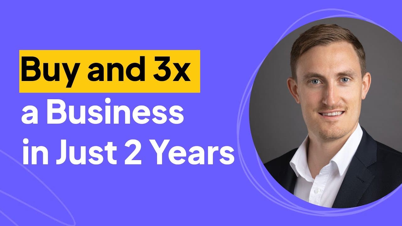 Buy and 3x a Project Based Business in Just 2 Years | Johannes Hock Interview