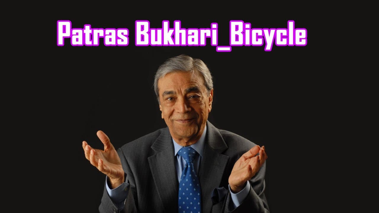 Patras Bukhari_Zia Mohideen_Nazm_Bicycle