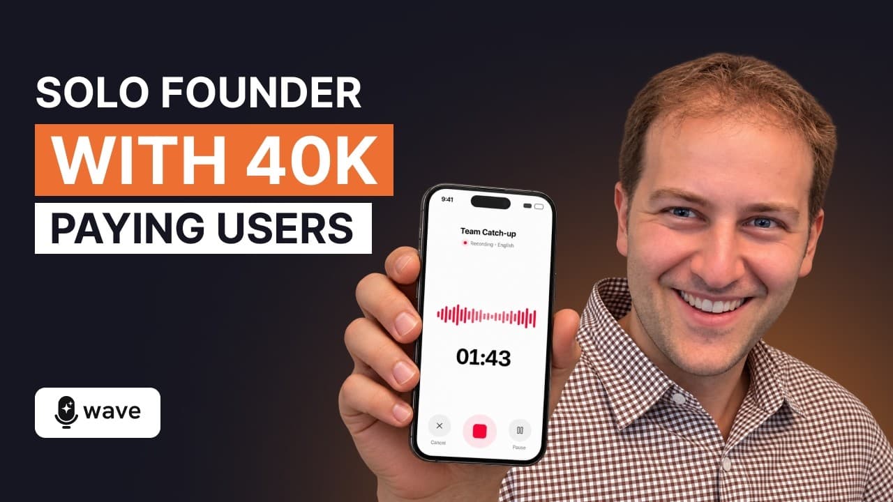 Former Uber Exec: How I Built a 40k Subscriber Business Alone | Josh Mohrer, Wave AI