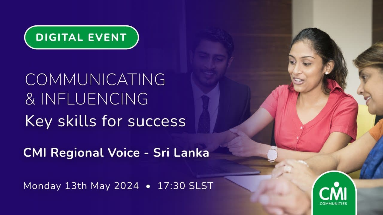 Communicating & Influencing: Key skills for success