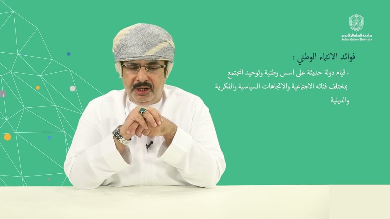 محاضرة الانتماء والولاء والمواطنة الجزء الثاني
