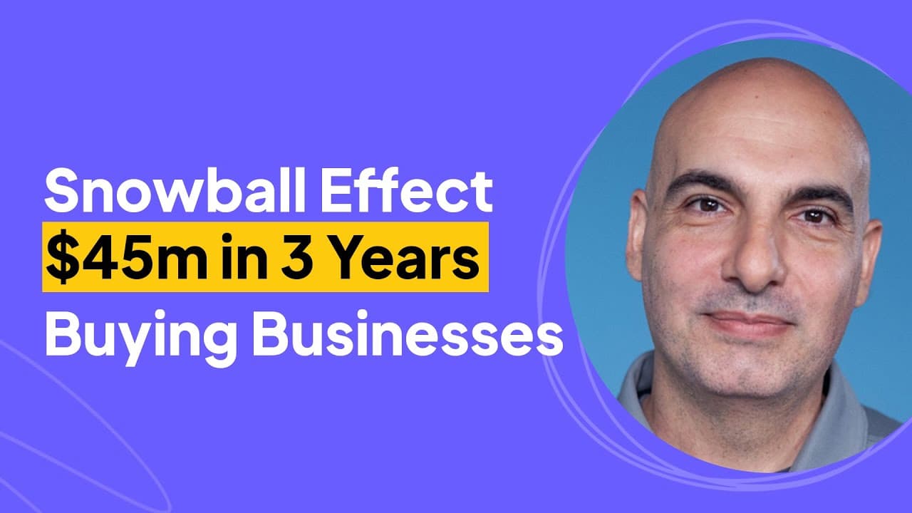 Snowball Effect : Getting to $45m in 3 Years | Amir Haboosheh Interview