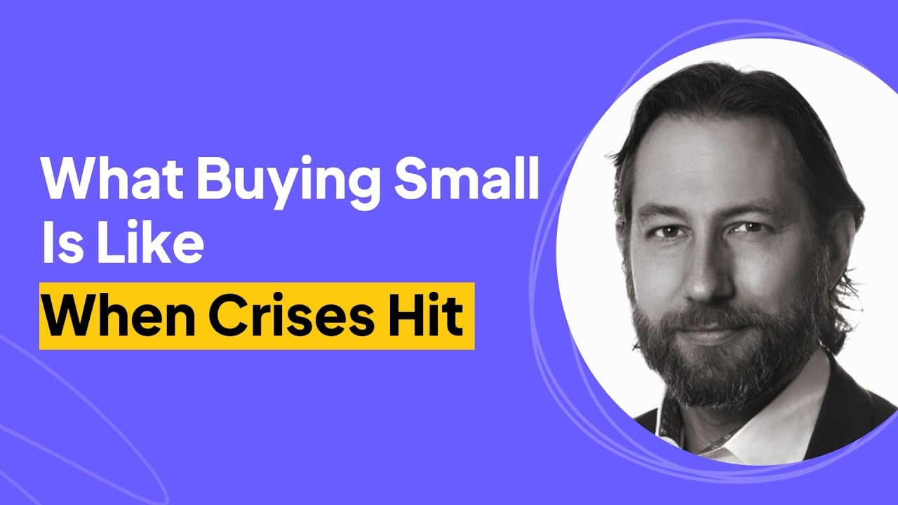 What Buying Small Is Like When Crises Happen | Monte Marcum Interview