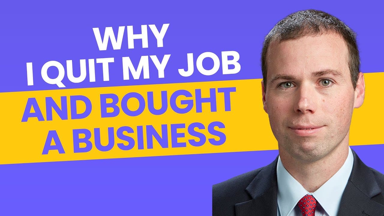 Why I quit my Job and Bought a Business | Jordan Novgrod Interview